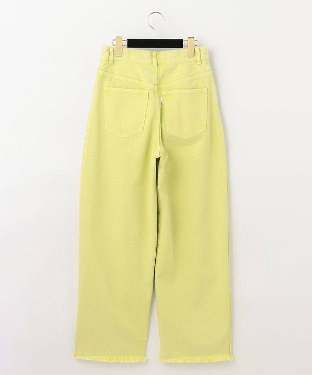 GRACE CONTINENTAL ワイドコクーンデニムパンツ イエロー