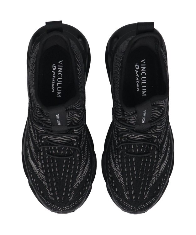 Bridget Birkin 【VINCULUM×phiten】エアロソールコラボスニーカー ブラック雑材
