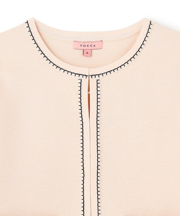 TOCCA 【洗える】ROSY FUTURE ニットジャケット オフ