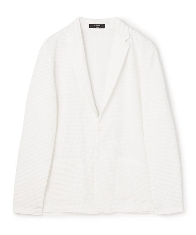 JOSEPH HOMME 【オリジナル素材】ライトタックジャージー　カットソージャケット ホワイト系