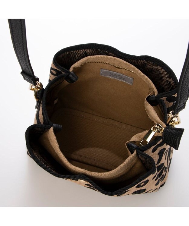 UNBILLION カシュカシュ cachecache / 柄アソートジャガード三つ口ショルダーバッグ レオ