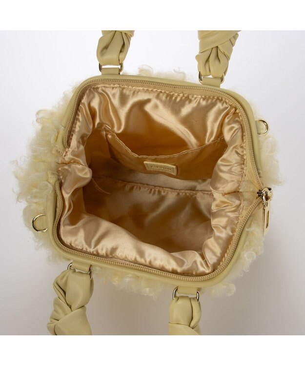 UNBILLION カカトゥ kakatoo / シアリングフェイクファー2wayバッグ イエロー