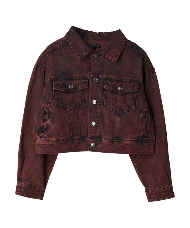 Green Parks ・ＳＵＧＡＲ　ＳＰＯＯＮ　カラーデニムＧジャン Red