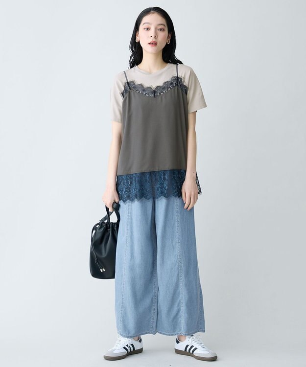 ANY L ライトオンスデニムパンツ ブリーチインディゴ