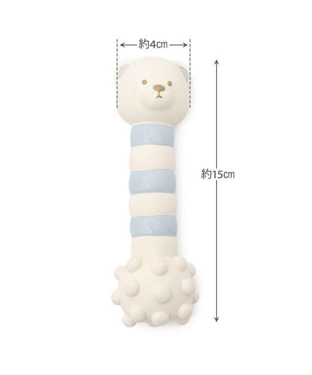 PET PARADISE ペットパラダイス くまちゃん ラテックス トイ 《ホワイト》 ホワイト