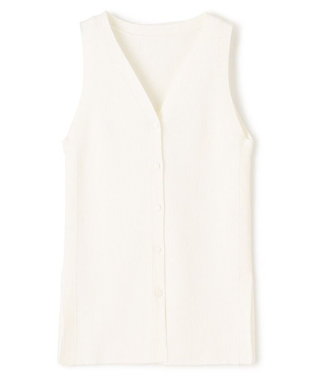 uncrave リブニット 2WAYタンクトップ オフ