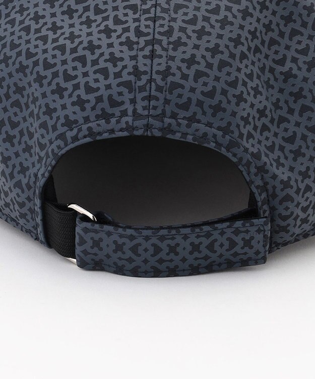 23区GOLF 【UNISEX】モノグラムプリントキャップ ポケッタブル ネイビー系