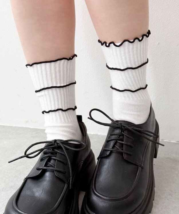 WEGO トリプルメローソックス ホワイト