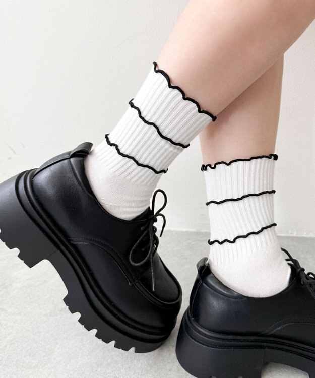 WEGO トリプルメローソックス ホワイト