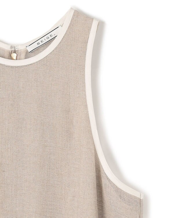 BEIGE， MATHIEU / レイヤードドレス Flax