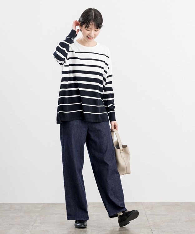 ONWARD Reuse Park 【23区】ニット春夏 ネイビー