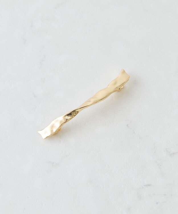 AMERICAN HOLIC メタルツイストバレッタ Gold