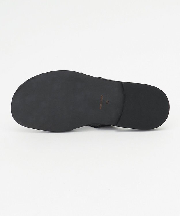 JOSEPH ABBOUD MOUNTAIN 【SPACE】レザーサンダル ブラック系