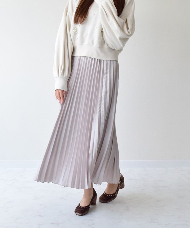 Bridget Birkin 【Bridget Birkin】トップラインビジューオブリークパンプス ブラウン雑材