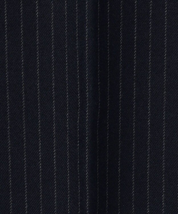 UNFILO MENS 【OCEANS 雑誌・web・YouTube 掲載】FLANNEL TOUCH 機能美パンツ スリム ネイビーストライプ