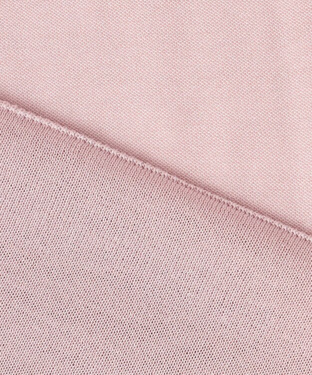 ICB 【洗える】 ウールアセテートハイゲージ カーディガン ヘイズピンク系