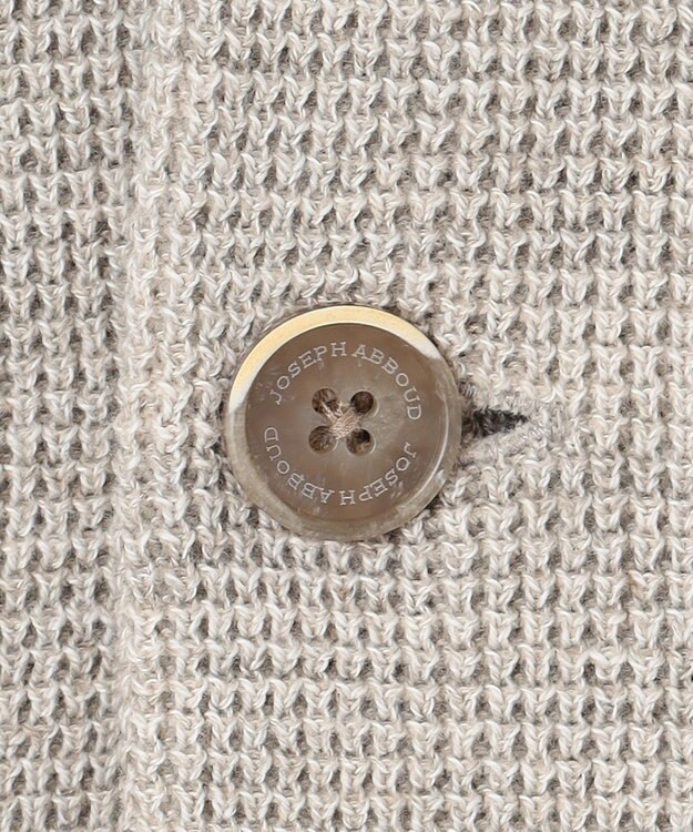 JOSEPH ABBOUD 【オリジナルオーガニックコットン使用】JOE COTTON ニット ジャケット ベージュ系