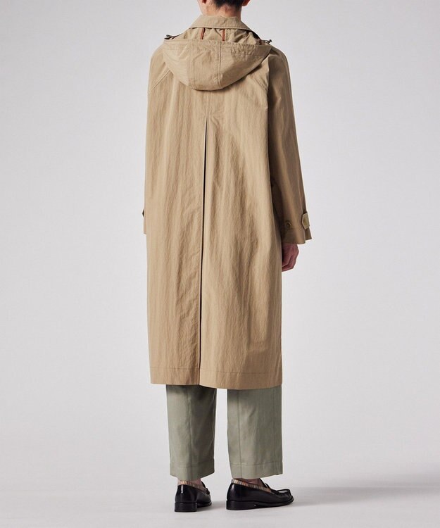 Paul Smith 【撥水】タフタ ライト ロングコート ベージュ