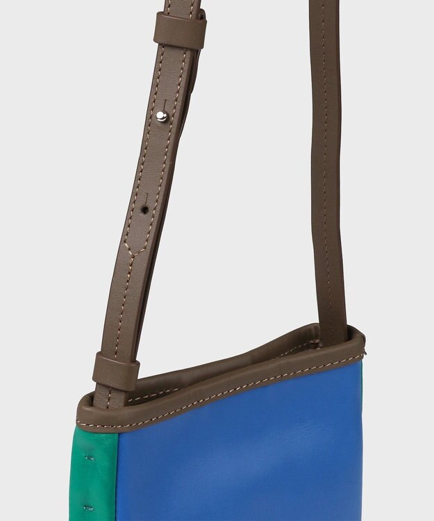 Paul Smith ソフトレザー ミニショルダーバッグ ブルー