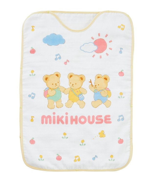 MIKI HOUSE HOT BISCUITS 【ミキハウス】 ガーゼスリーパー マルチカラー