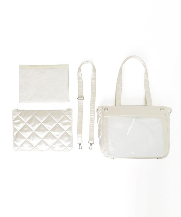 WEGO 【痛バ＆推し活グッズ】ときめき魔法フラップ痛バッグS ホワイト