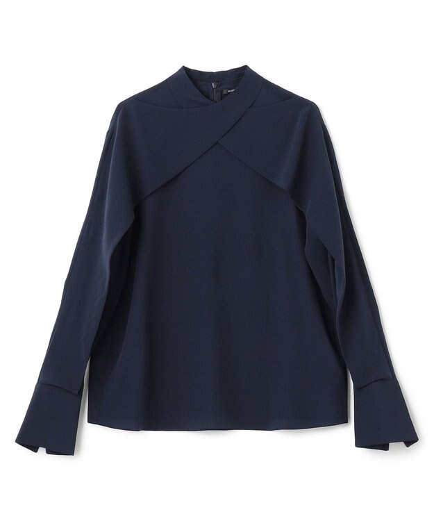 JOSEPH 【洗える】ニューシーディーシー　ブラウス Navy