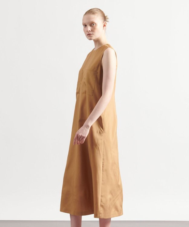 JOSEPH ビッグストライプ　ドレス Beige