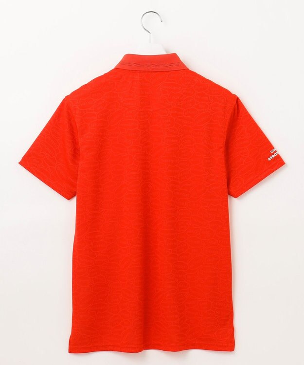 23区GOLF 【MEN】【吸水速乾/UVケア】ＹＥＬＬ柄ジャガード ポロシャツ オレンジ系