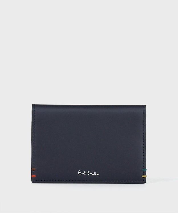 Paul Smith ハイライトステッチ パスケース ネイビー