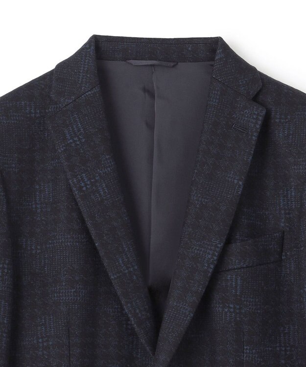 JOSEPH HOMME パッチジャガードジャージー　ジャケット ネイビー系3