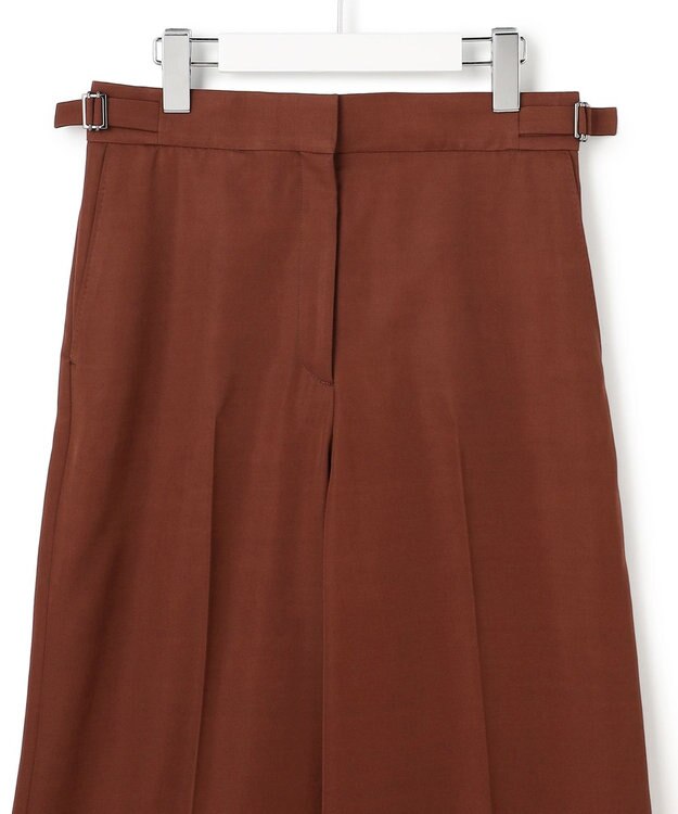 ICB L 【30th ANNIVERSARY】ヴィスコースウールツイル ワイドパンツ マホガニー系