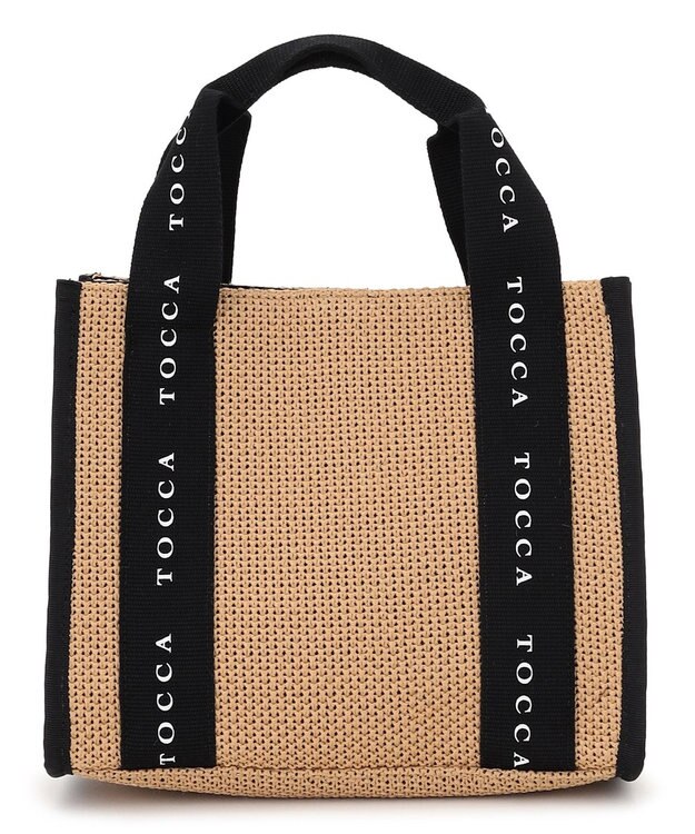 TOCCA 【WEB＆一部店舗限定】DANCING TOCCA SQUARE SUMMER TOTE かごバッグ ブラック系