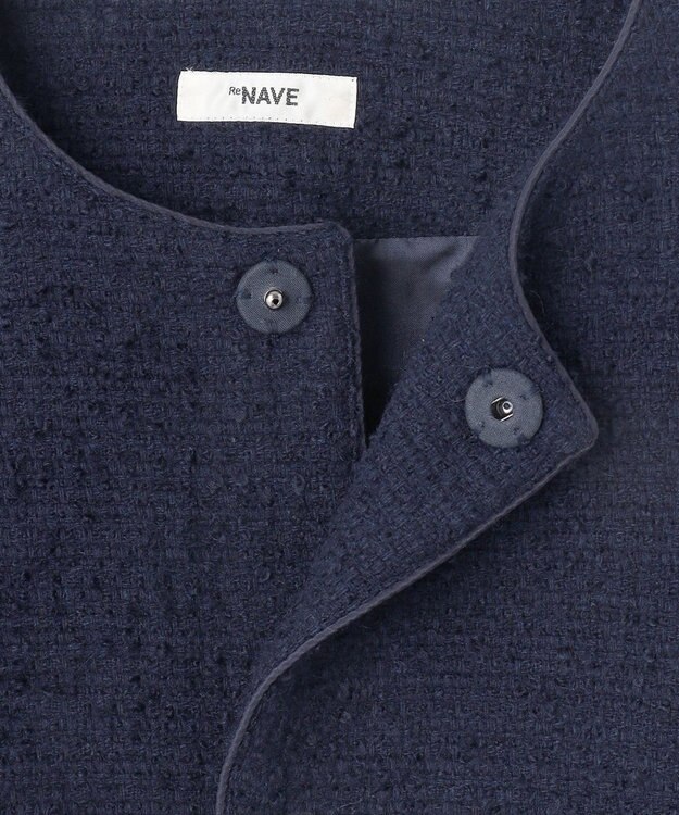 NAVE 【ReNAVE】ネップツイード ジャケット ネイビー系