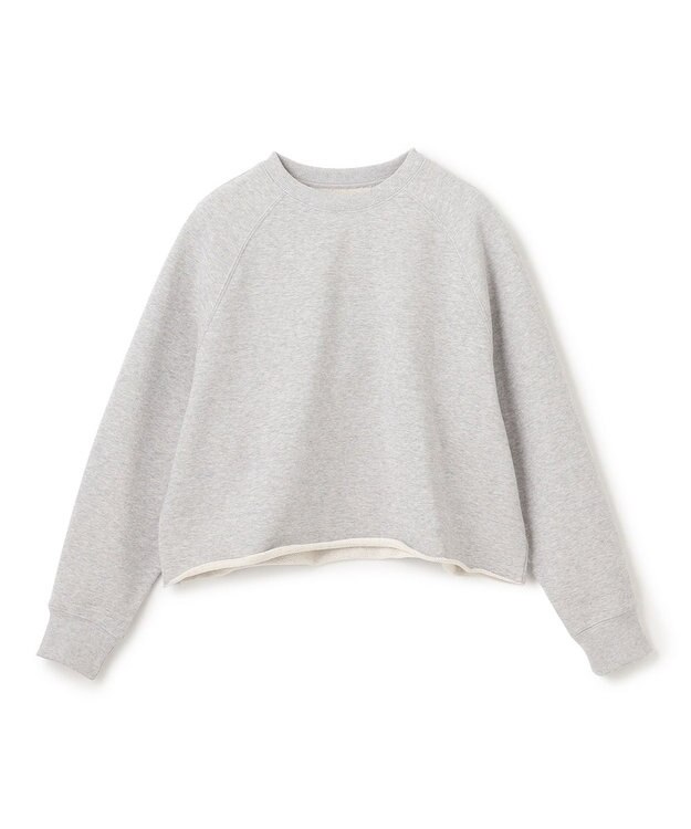 UNFILO クロップドスウェット グレーラメ