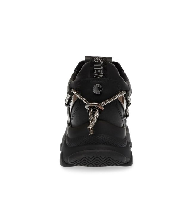 STEVE MADDEN MOTOCROSS ラインストーンダッドスニーカー ブラック
