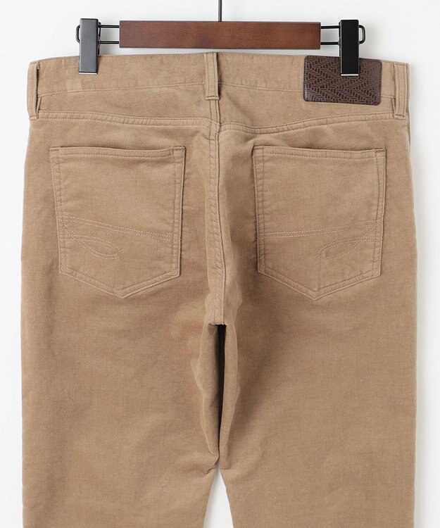 JOSEPH ABBOUD 【洗える・速乾/ストレッチ/フリースタッチ】ソフトコール パンツ ベージュ系