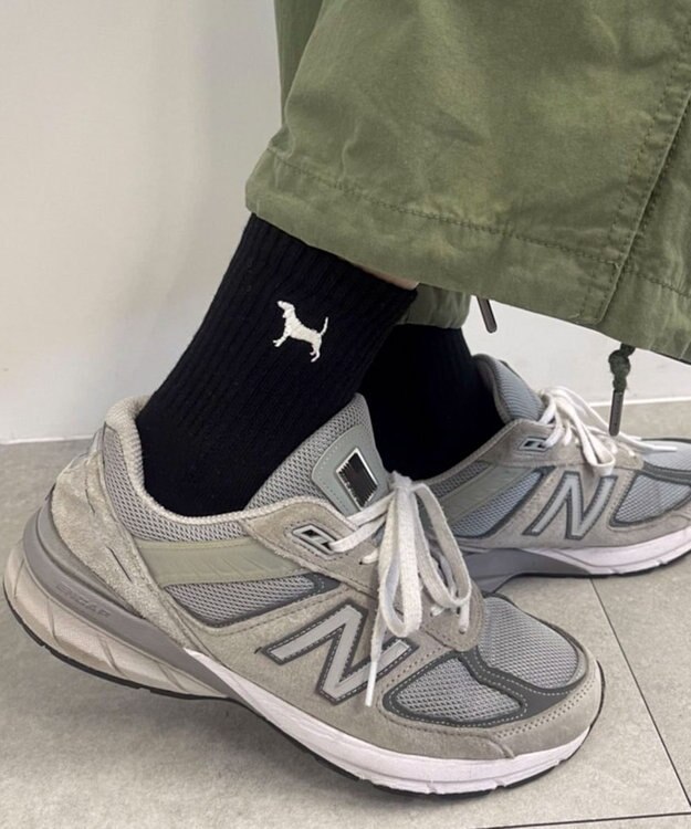 WEGO 刺繍ハイアンクルソックス（HA） 柄2