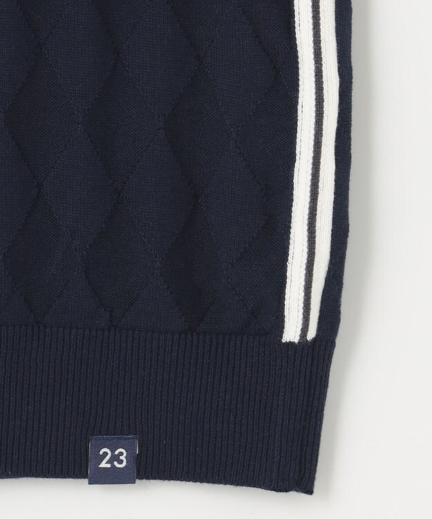 23区GOLF 嬉しいセット企画【ニット＋リバーシブルスカート】【WOMEN】 カラーニットアップ ネイビー系