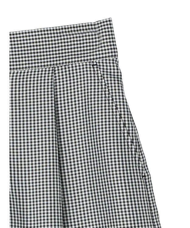 earth music&ecology タックショートパンツ Gingham Check