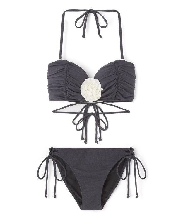 San-ai Resort（三愛水着楽園） 【FUWAMARU】ノンワイヤーバンドゥビキニ　9M　【San-ai Resort（サンアイリゾート）】 ネイビー