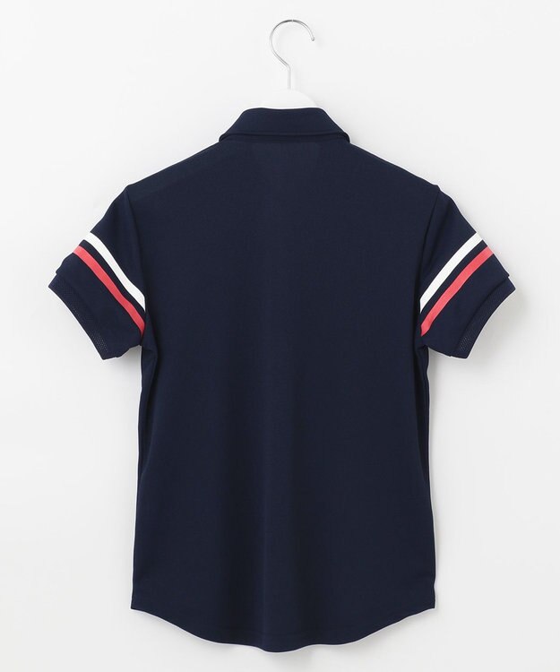 23区GOLF 【WOMEN】【吸水速乾/UVケア】エイトロックカノコ 半そで ポロシャツ ネイビー系