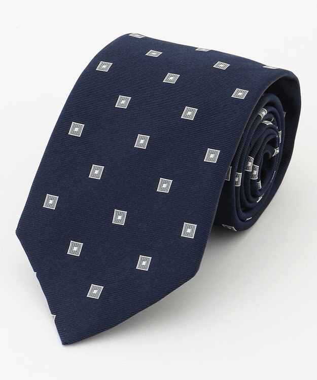 J.PRESS MEN 【フレッシャーズにもおすすめ】小紋柄 ネクタイ ネイビー系7