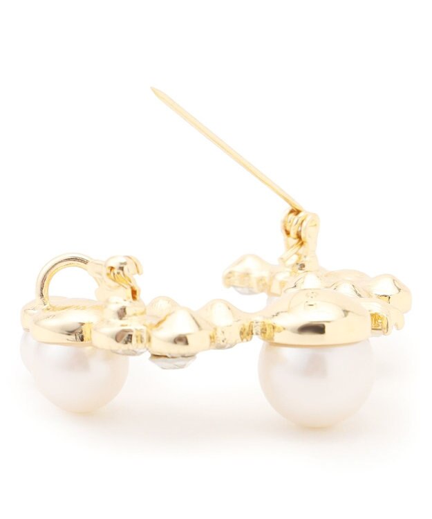 TOCCA WITH FLORA 2WAY BROOCH NECKLACE ブローチネックレス ゴールド系