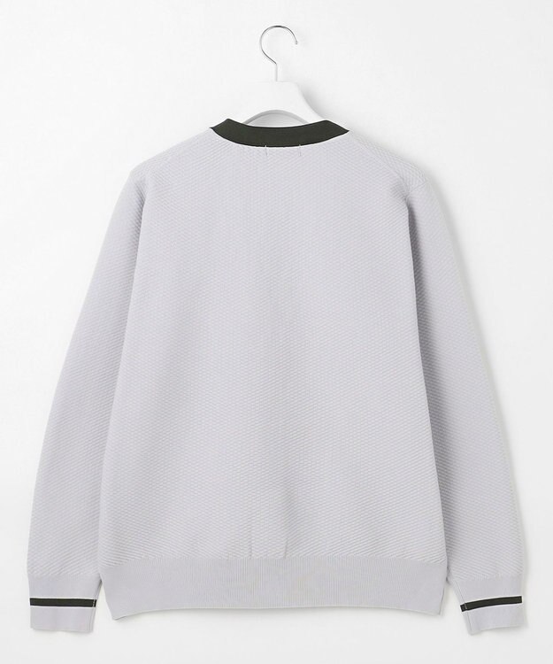 23区GOLF 【MEN】【ウォッシャブル】ニットカーデガン 軽く羽織れて動きやすい 日常使いに便利 ライトグレー系