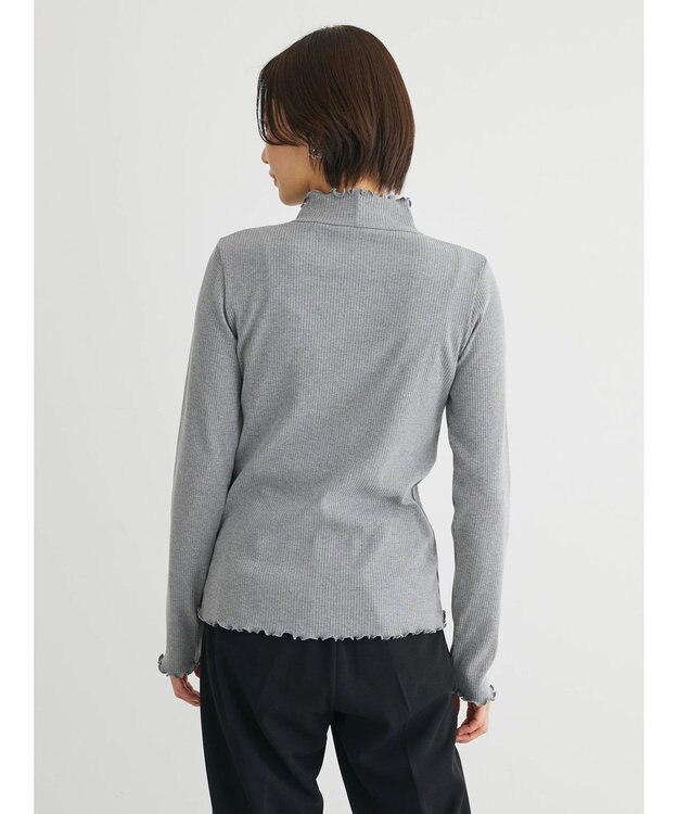 Green Parks ・ＥＬＥＮＣＡＲＥ　ＤＵＥ　テレコハイネックロンＴＥＥ Gray Mixture