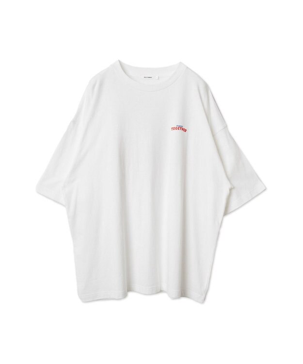 WEGO 【ユニセックス着用ITEM】ALWAYS　TOGETHER　プリントT（SS） ホワイト