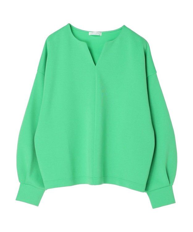 Green Parks キーネックダンボールプルオーバー Green