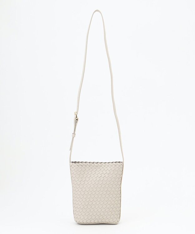 23区 メッシュ ショルダーバッグ ベージュ系