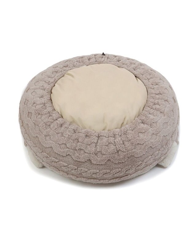 PET PARADISE ペットパラダイス 丸型寝袋 遠赤外線 《アラン柄》 60cm アラン柄