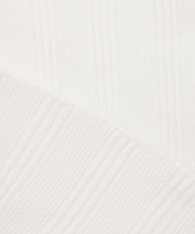 uncrave 【手洗い可】シアー ランダムリブ ノースリーブ カットソー（uncrave STANDARD） オフ